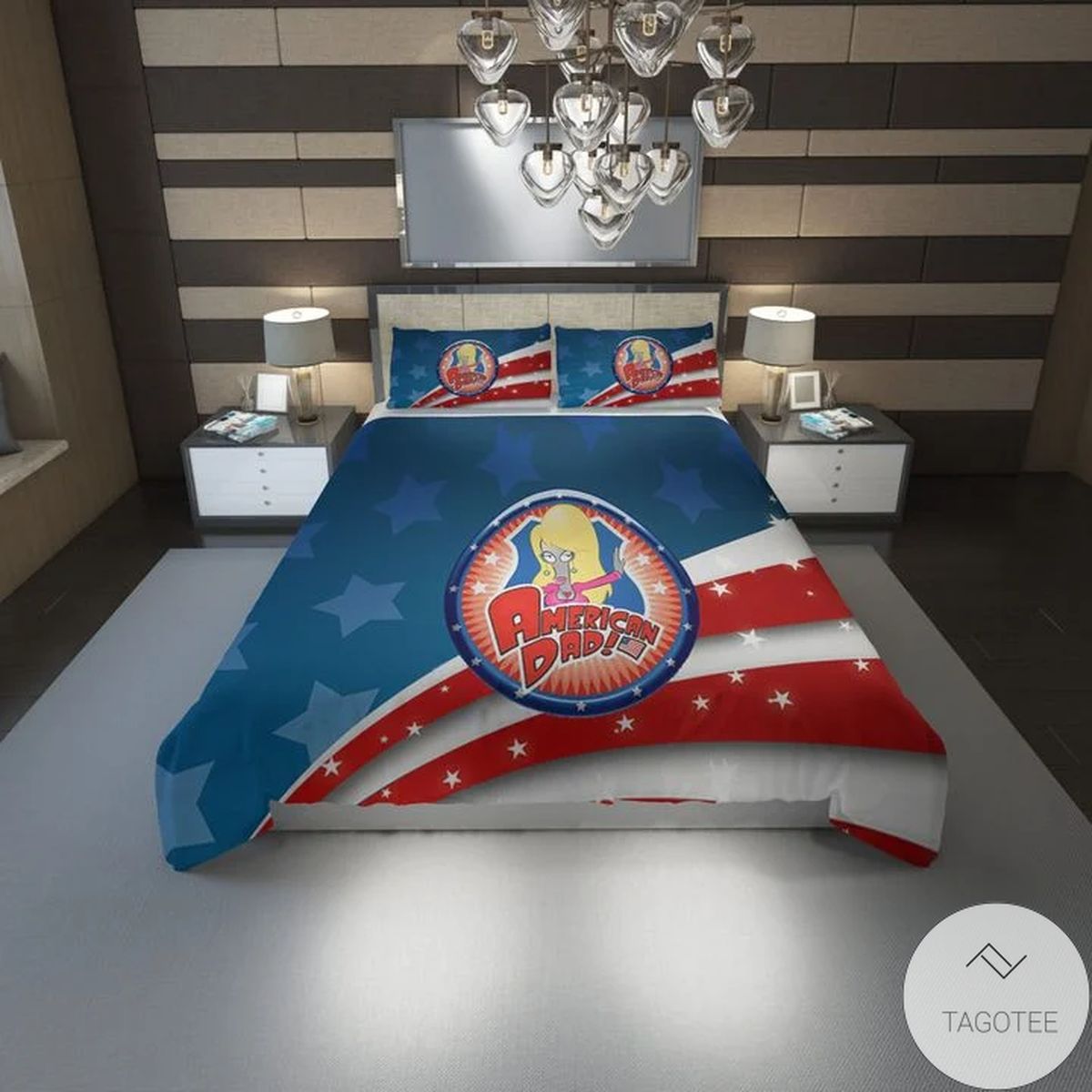 American Dad Animated Comedy Bedding Set American Dad Animated Comedy Bedding Set
