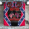 American Flag Confederate These Colors Don’T Run They Reload Bedding Set