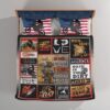 American Flag Motocross All Over Printed Bedding Set