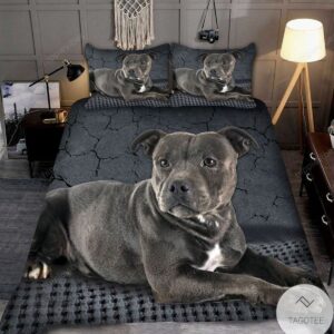 American Staffordshire Terrier 3D All Over Printed Bedding Set