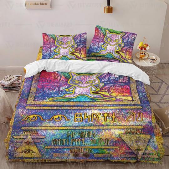 Ancient-Mew-Holo-Pokemon-Bedding-Set-Limited-Edition-1