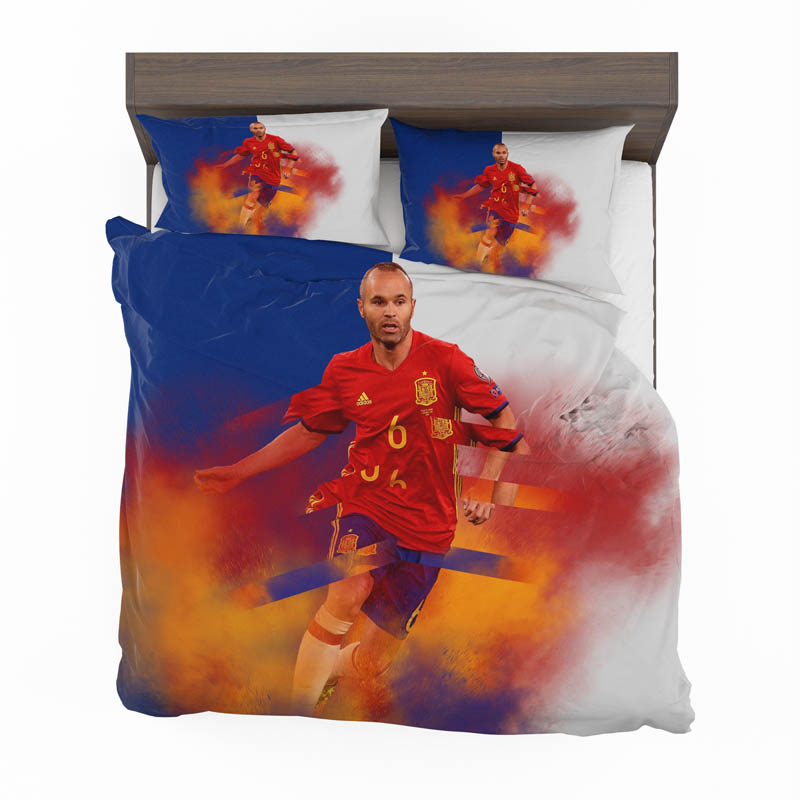 Andres Iniesta Fc Barcelona Duvet Cover and Pillowcase Set Bedding Set Andres Iniesta Fc Barcelona Duvet Cover and Pillowcase Set Bedding Set