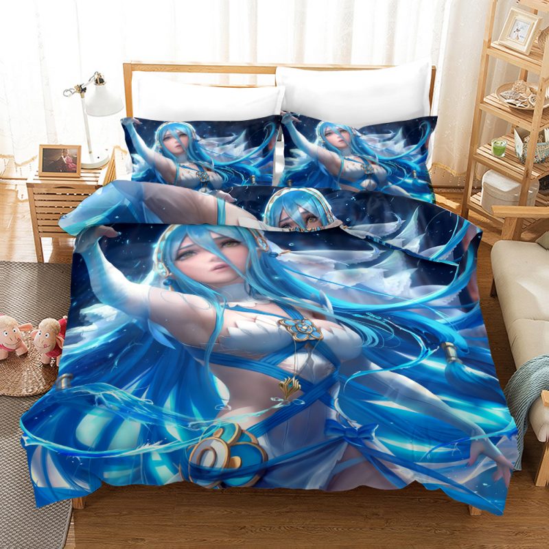 Angel Girl 3 Duvet Cover and Pillowcase Set Bedding Set Angel Girl 3 Duvet Cover and Pillowcase Set Bedding Set