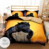 Animal Snow Leopard Printed 9 Bedding Set-