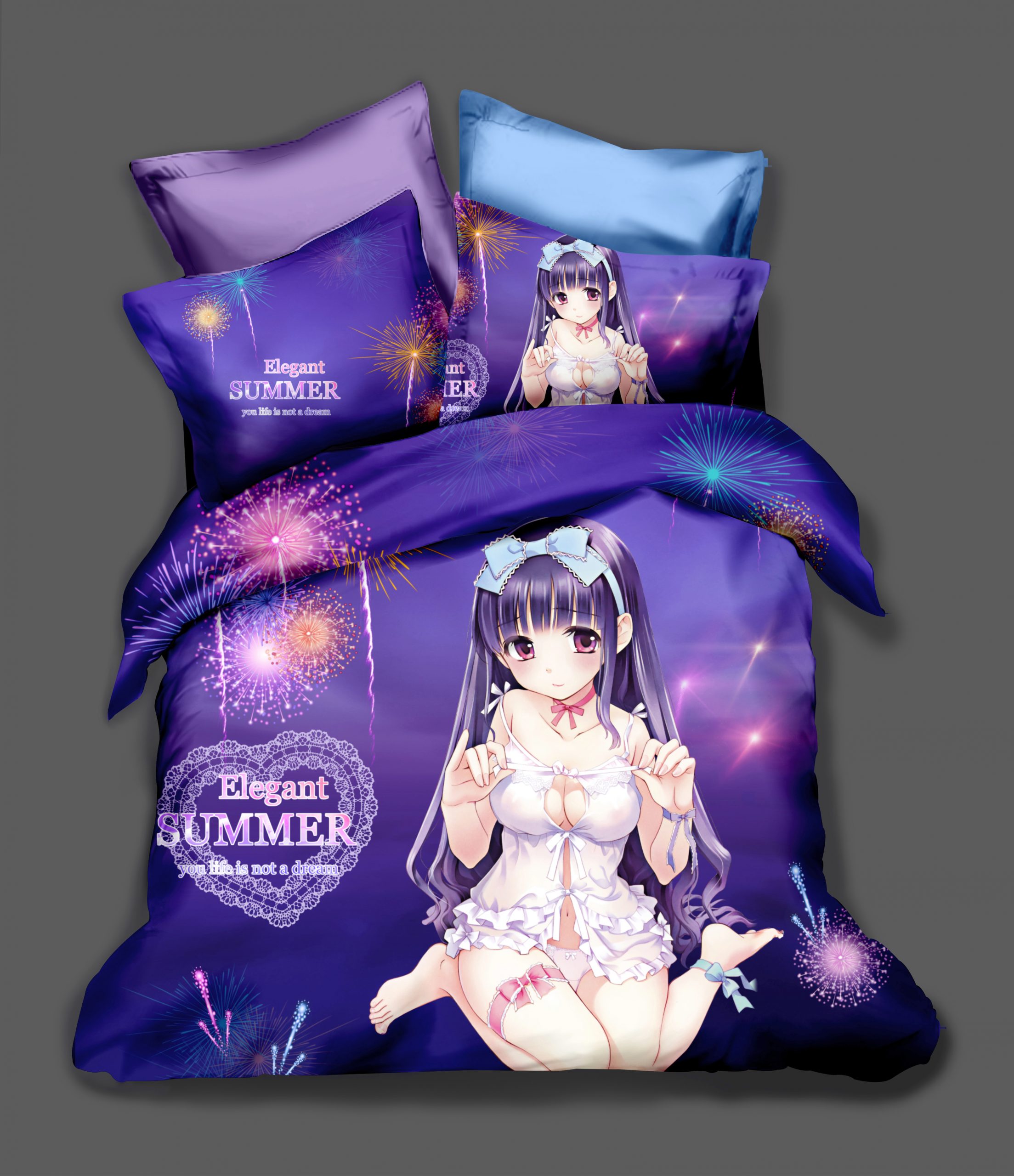 Animation Girl Comic Game 1 Duvet Cover and Pillowcase Set Bedding Set Animation Girl Comic Game 1 Duvet Cover and Pillowcase Set Bedding Set
