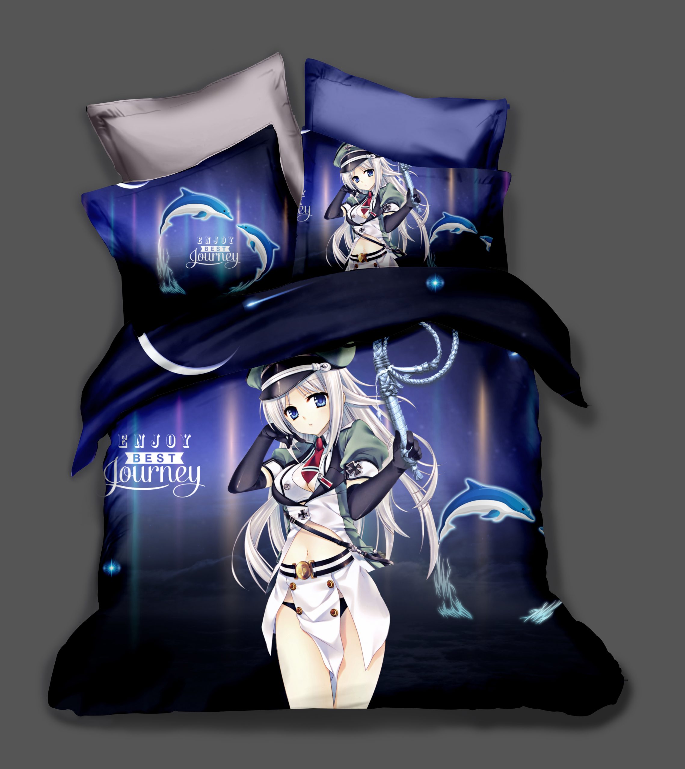 Animation Girl Comic Game 3 Duvet Cover and Pillowcase Set Bedding Set Animation Girl Comic Game 3 Duvet Cover and Pillowcase Set Bedding Set