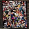 Anime Characters Dragon Ball Naruto One Piece Bleach Yu Gi Oh My Hero Academia Pokemon Bedding Set