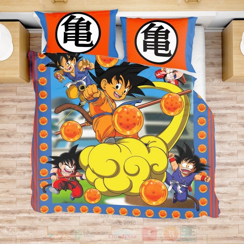 Anime Dragon Ball Young Goku Bedding Set Anime Dragon Ball Young Goku Bedding Set
