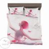 Anime Girl Ballet Dancer Fishes Pink Koi Bedding Set