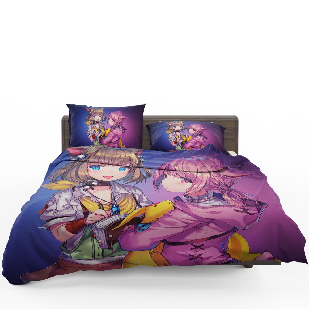 Anime Girl Final Fantasy Bedding Set Anime Girl Final Fantasy Bedding Set