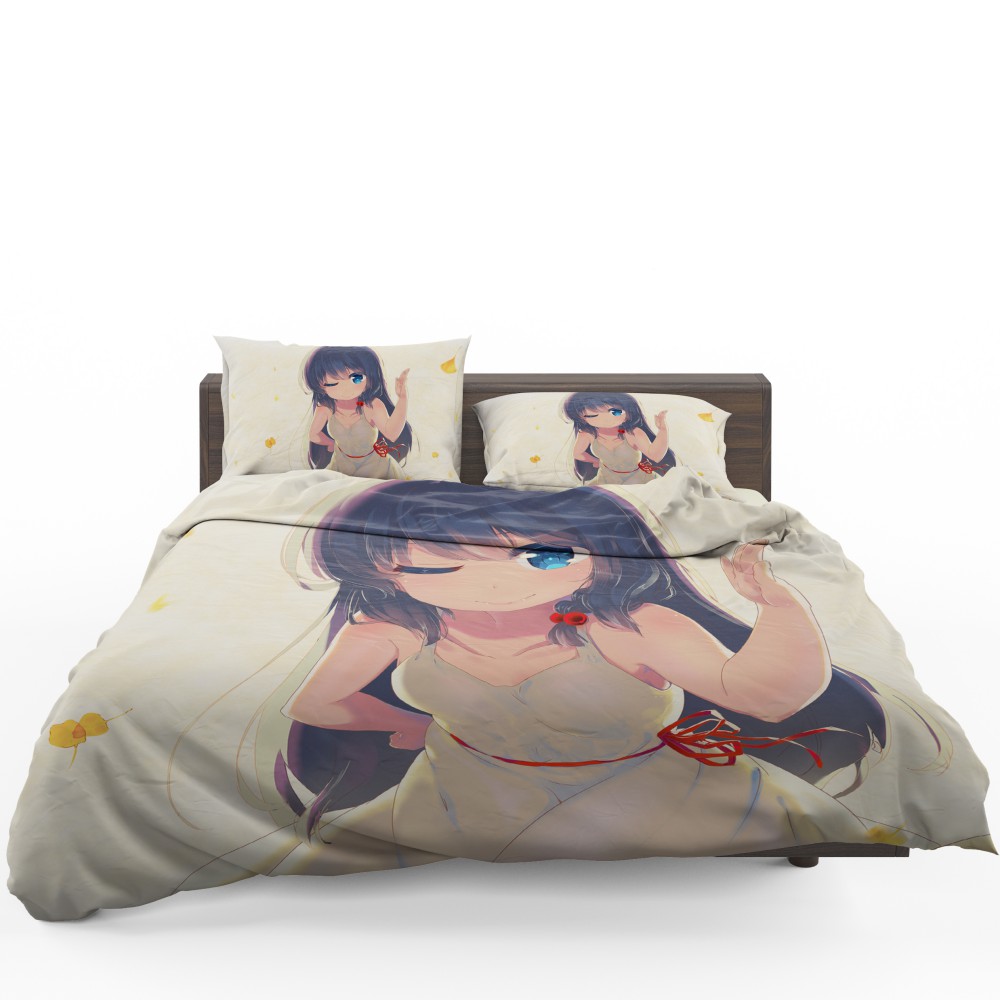 Anime Girl Japanes Cartoon Bedding Set Anime Girl Japanes Cartoon Bedding Set