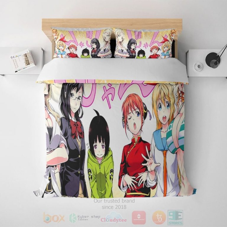 Anime-Girls-Soft-And-Comfortable-Crossover-Bedding-Set-1