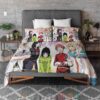 Anime Girls Soft And Comfortable Crossover Bedding Set