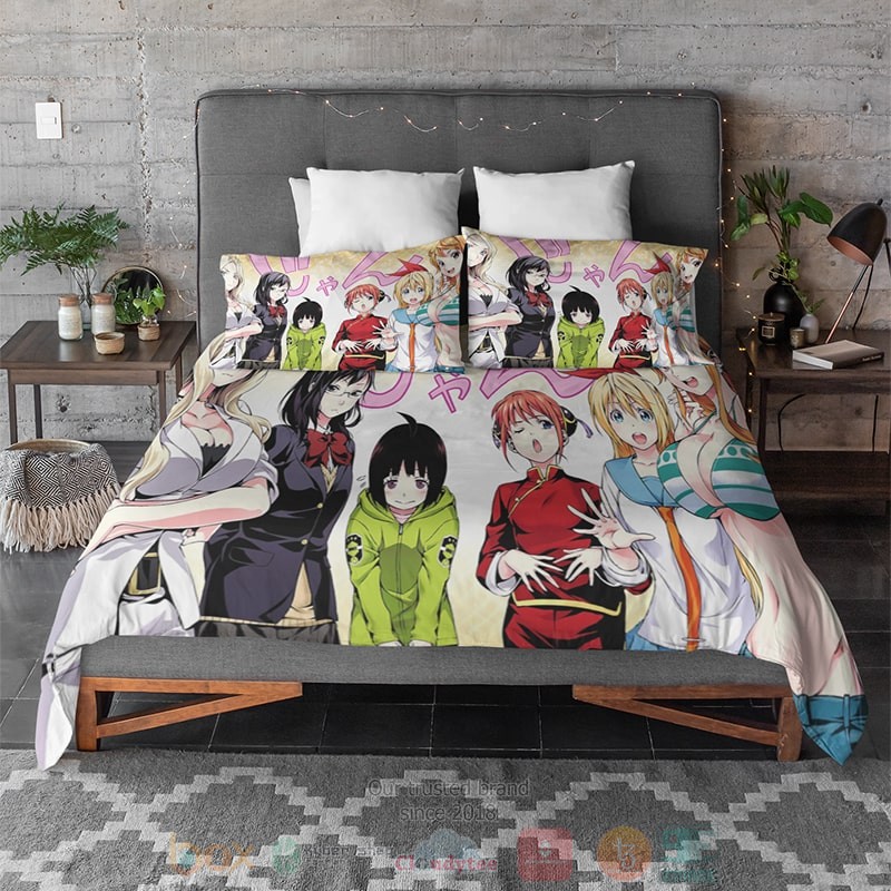 Anime Girls Soft And Comfortable Crossover Bedding Set Anime Girls Soft And Comfortable Crossover Bedding Set