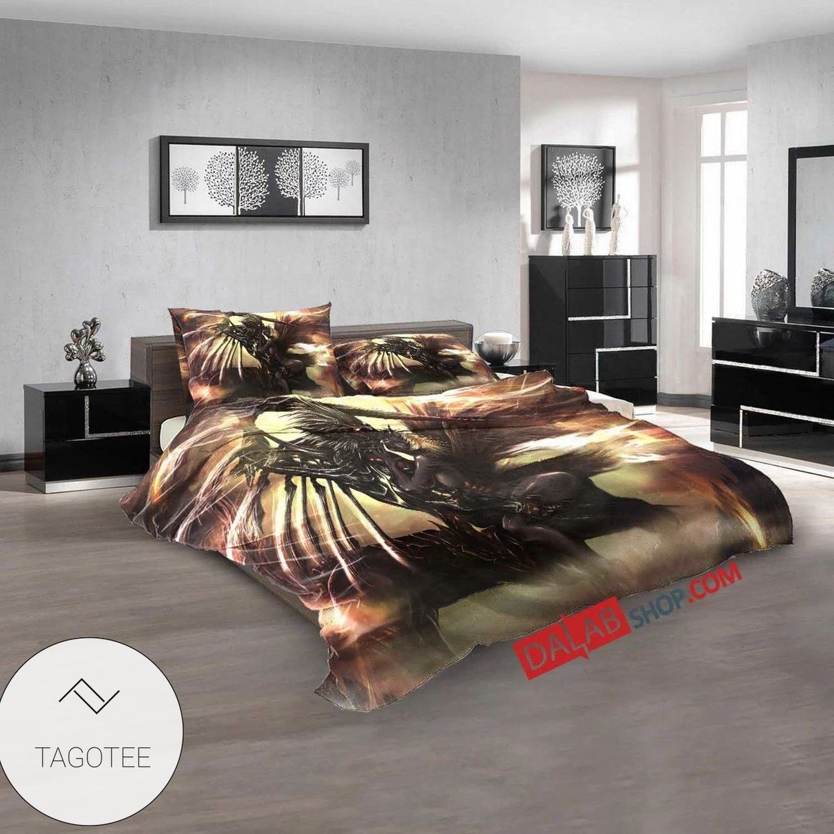 Anime Movies Claymore 3D Duvet Cover Bedding Set Anime Movies Claymore 3D Duvet Cover Bedding Set