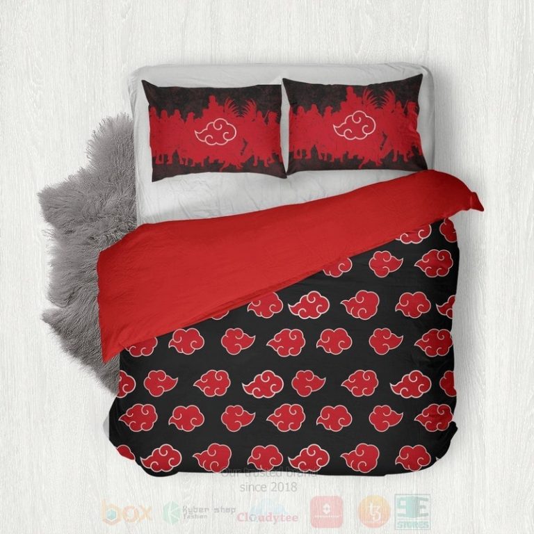 Anime-Naruto-Akatsuki-Bedding-Set-1