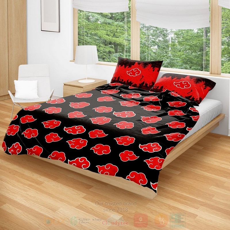 Anime Naruto Akatsuki Bedding Set Anime Naruto Akatsuki Bedding Set