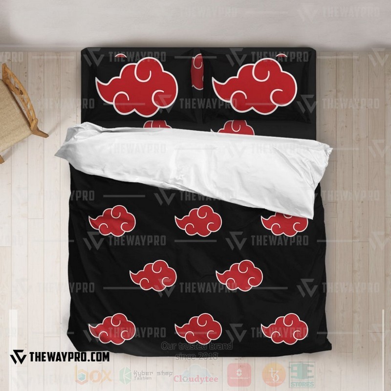 Anime Naruto Shippuden Akatsuki Group Custom Bedding Set Anime Naruto Shippuden Akatsuki Group Custom Bedding Set