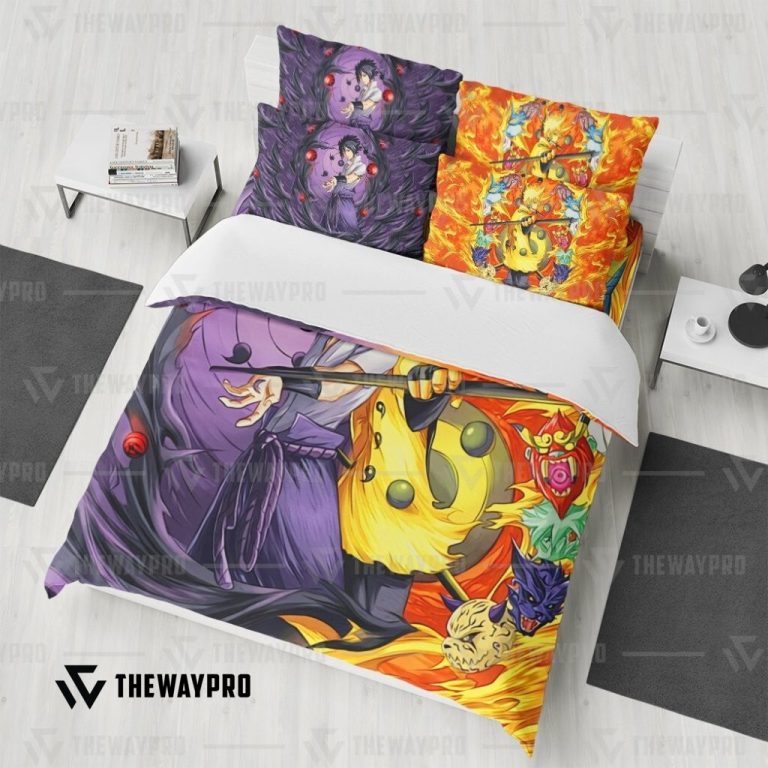 Anime-Naruto-Shippuden-Sasuke-Six-Paths-And-Naruto-Six-Paths-Bedding-Set-2