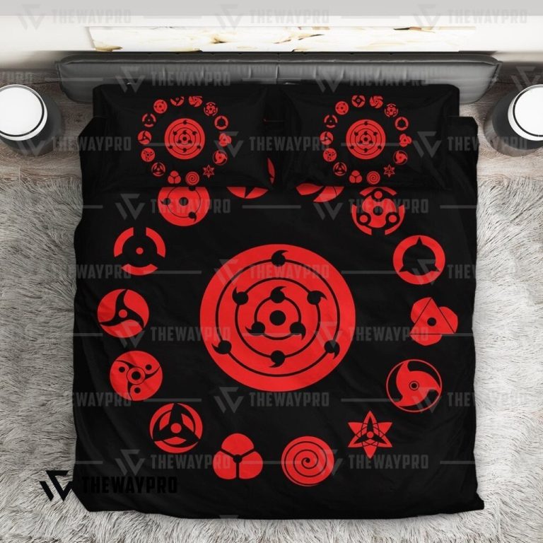 Anime-Naruto-Shippuden-Sharingan-Set-Bedding-Set-1