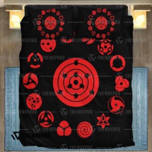 Anime Naruto Shippuden Sharingan Set Bedding Set