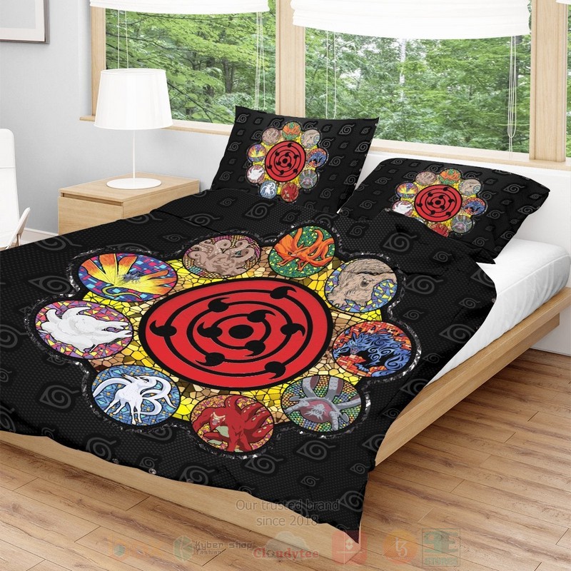 Anime Naruto Tailed Beast Bedding Set Anime Naruto Tailed Beast Bedding Set