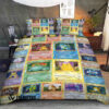 Anime Pokemon 1St Edition Cards Bedding Set