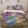 Anime Pokemon Ancient Mewtwo Full Print Bedding Set
