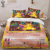 Anime Pokemon Charizard Card Full Print Bedding Set