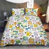 Anime Pokemon Cute Poke Seamless Pattern Custom Bedding Set