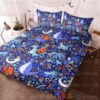 Anime Pokemon Dragon Seamless Pattern Custom Bedding Set