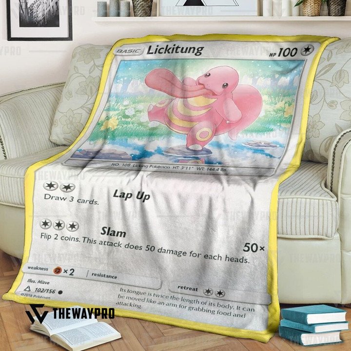 Anime-Pokemon-Lickitung-Bedding-Set-Quilt-Blanket-1