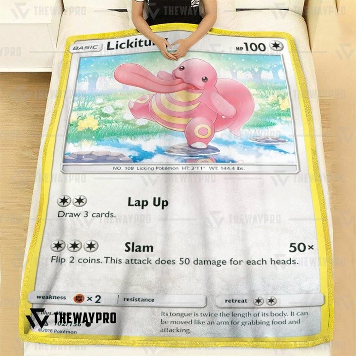Anime-Pokemon-Lickitung-Bedding-Set-Quilt-Blanket-2