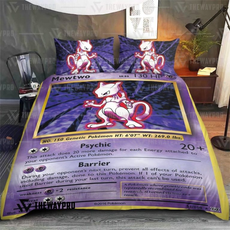 Anime-Pokemon-Mewtwo-Evolutions-Bedding-Set-2