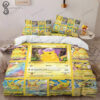 Anime Pokemon Pikachu Cards Full Print Bedding Set