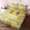 Anime Pokemon Pikachu Cards Version 2 Bedding Set