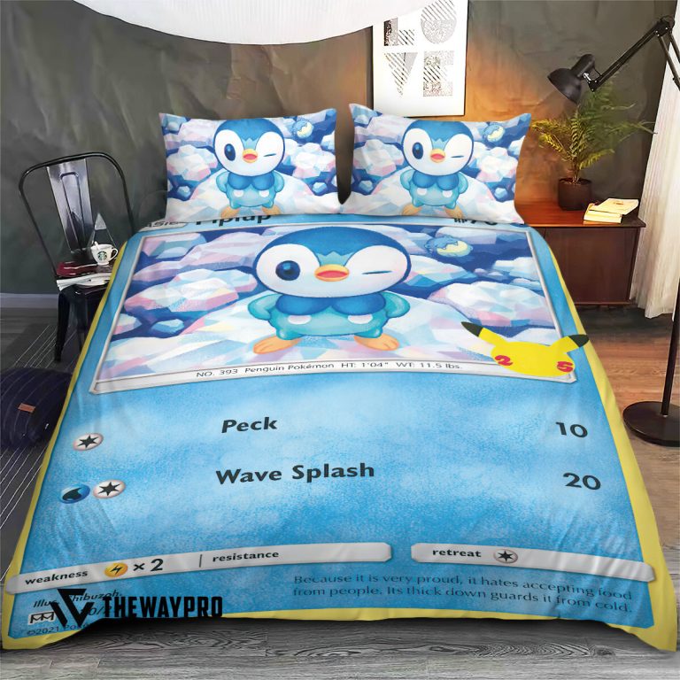 Anime-Pokemon-Piplup-Collection-2021-Bedding-Set-2