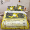 Anime Pokemon Raichu Full Print Bedding Set