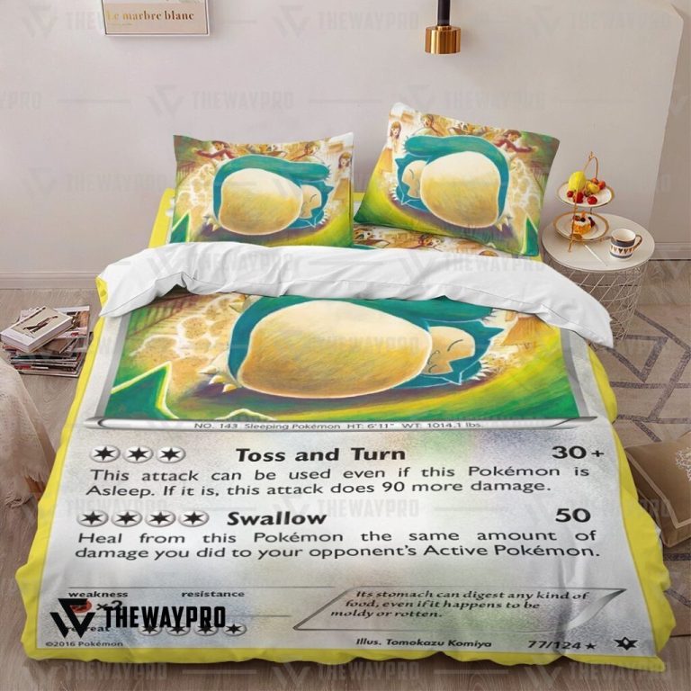 Anime-Pokemon-Snorlax-Bedding-Set-1