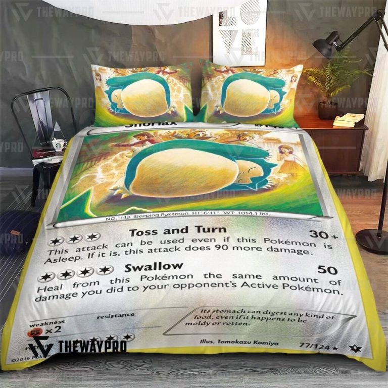 Anime-Pokemon-Snorlax-Bedding-Set-2