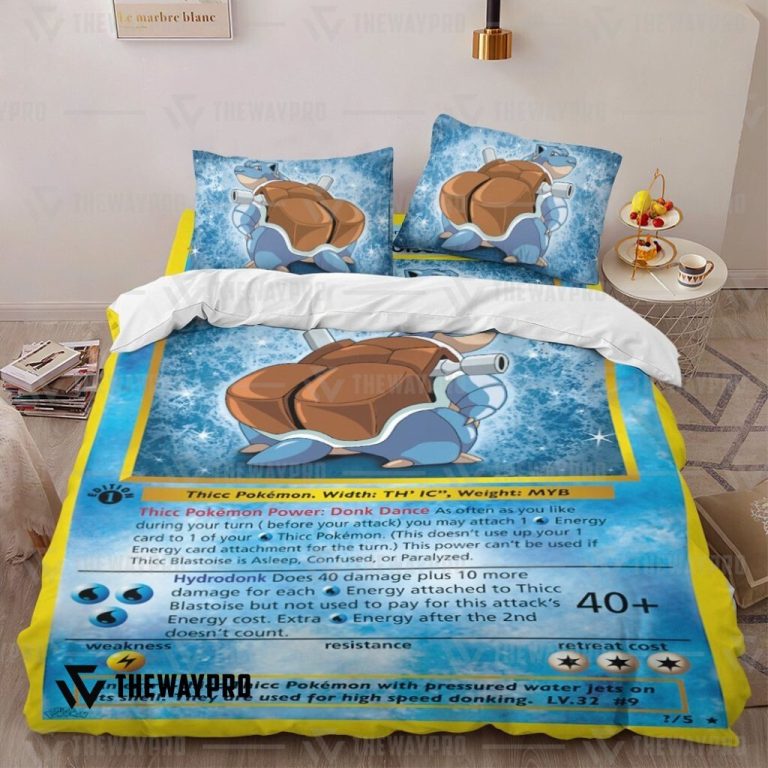 Anime-Pokemon-Thicc-Blastoise-Bedding-Set-1