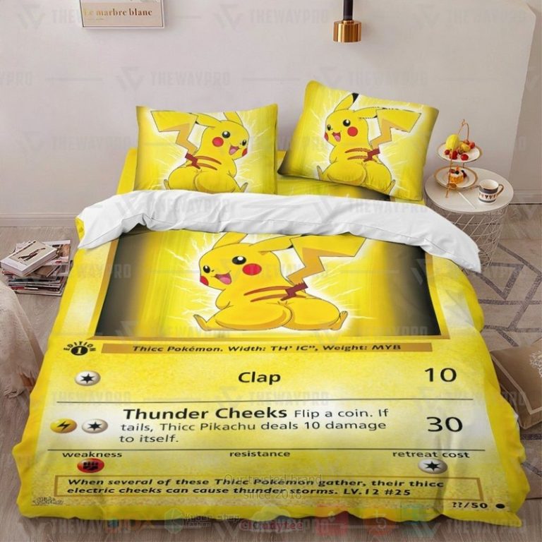 Anime-Pokemon-Thicc-Pikachu-Custom-Bedding-Set-1-1
