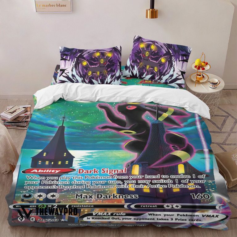 Anime-Pokemon-Umbreon-Vmax-Bedding-Set-1