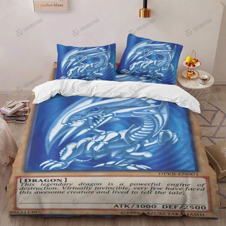 Anime-Ygo-Blue-Eyes-White-Dragon-Bedding-Set-1