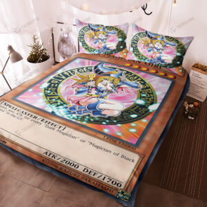 Anime Ygo Dark Magician Girl Bedding Set