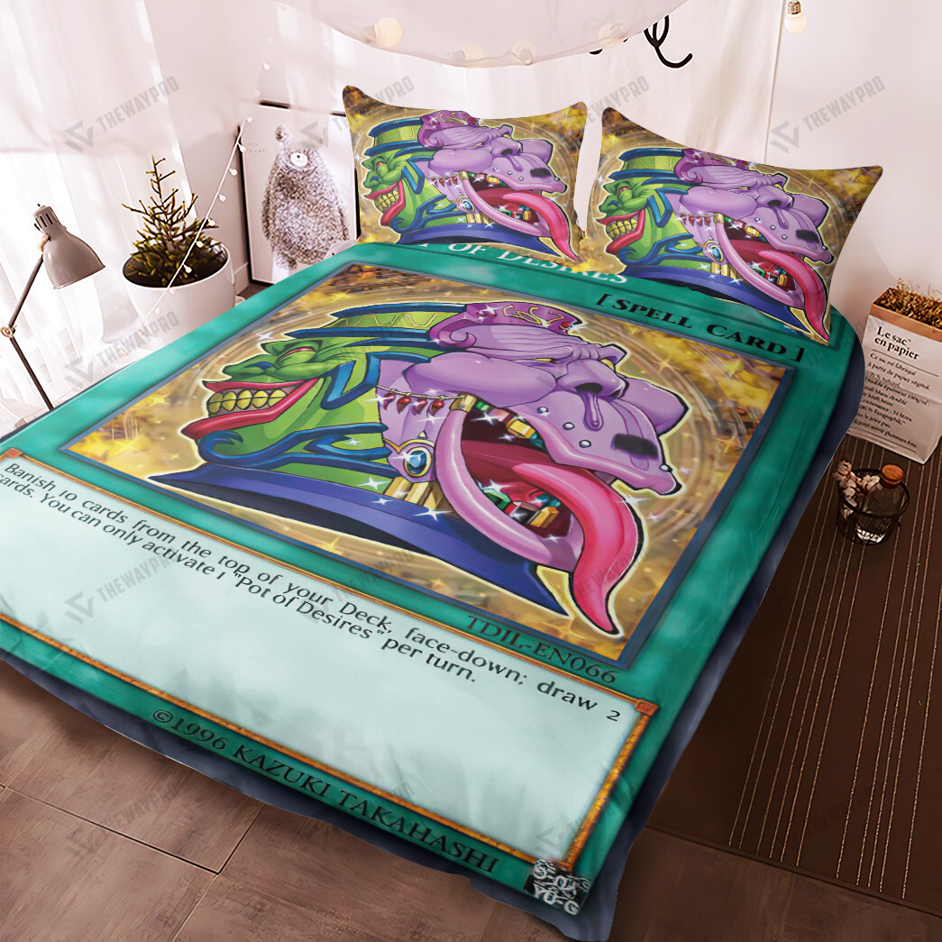 Anime Ygo Pot Of Desires Bedding Set Anime Ygo Pot Of Desires Bedding Set