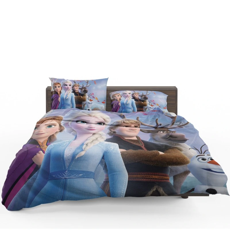 Anna Elsa Kristoff in Frozen 2 Disney Movie Bedding Set Anna Elsa Kristoff in Frozen 2 Disney Movie Bedding Set