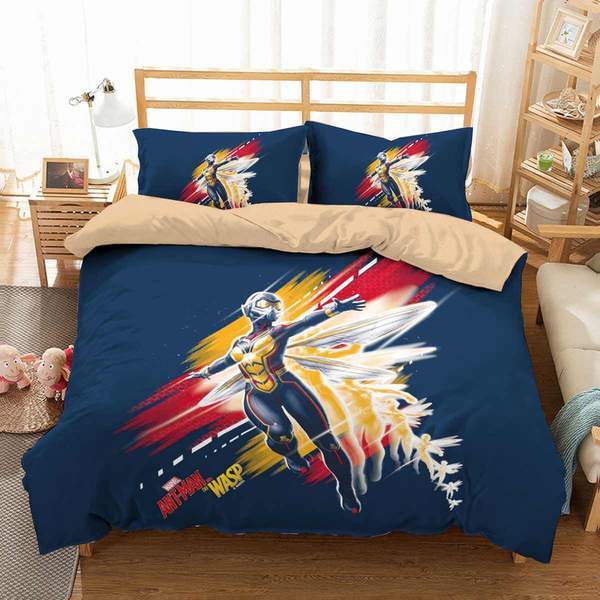 Ant Man And The Wasp 3 Duvet Cover and Pillowcase Set Bedding Set Ant Man And The Wasp 3 Duvet Cover and Pillowcase Set Bedding Set