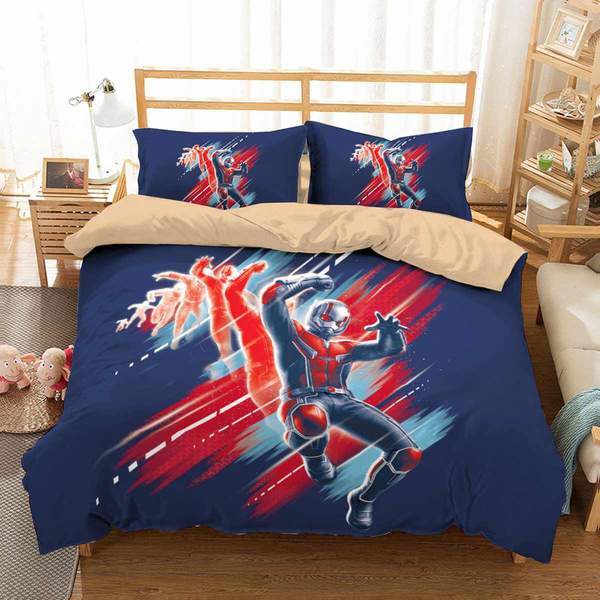 Ant Man And The Wasp 4 Duvet Cover and Pillowcase Set Bedding Set Ant Man And The Wasp 4 Duvet Cover and Pillowcase Set Bedding Set