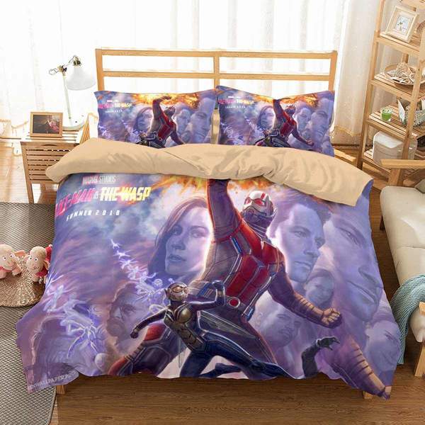 Ant Man And The Wasp 6 Duvet Cover and Pillowcase Set Bedding Set Ant Man And The Wasp 6 Duvet Cover and Pillowcase Set Bedding Set